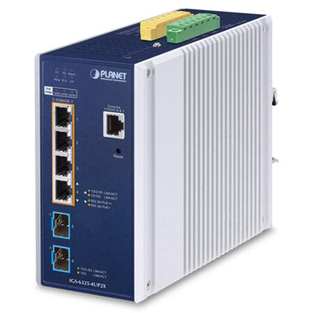 IGS-6325-4UP2X Planet , Managed Switch 4 Port Network Switch With PoE RJ-45