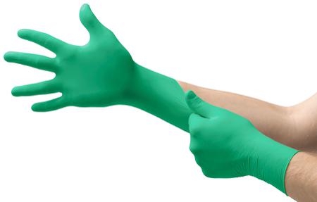 73847070 Ansell MicroFlex 73-847 Green Neoprene Extra Grip Work Gloves, Size 6.5-7 S