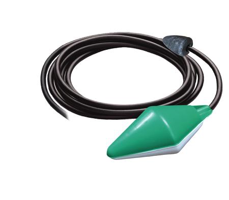 SOBANEO10M ATMI SOBA Series Cable Polypropylene Float Switch, Float, 10m Cable, 250V ac Max, 48V dc Max