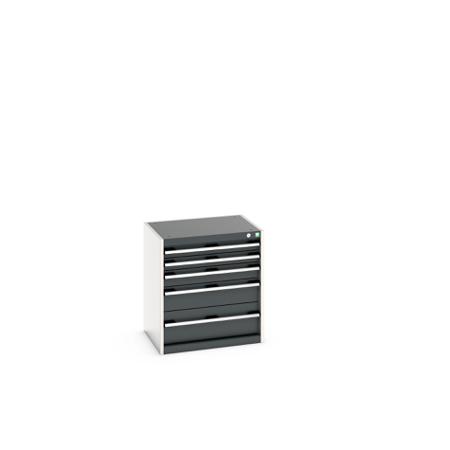 40011042-19V Bott 5 Cabinet, Steel, 700mm x 650mm x 525mm, Anthracite Grey, Light Grey