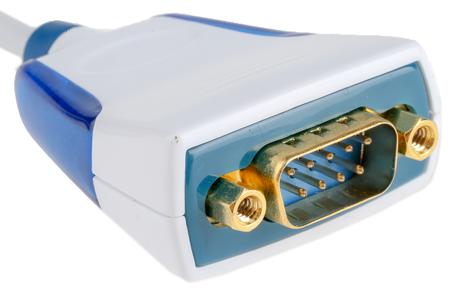 US232R-10-BULK FTDI Chip White USB Cable Assembly Male USB A to Male RS232, 100mm