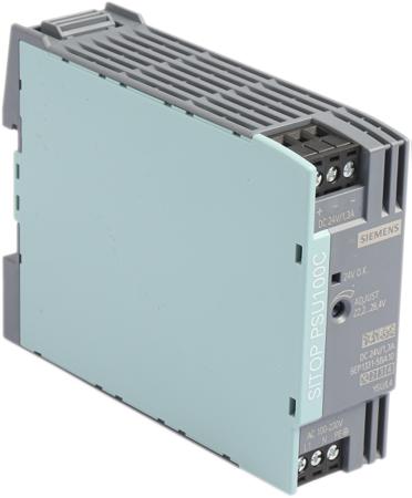 6EP1331-5BA10 Switch Mode DIN Rail Panel Mount Power Supply, 30W, 24V dc/ 1.3A