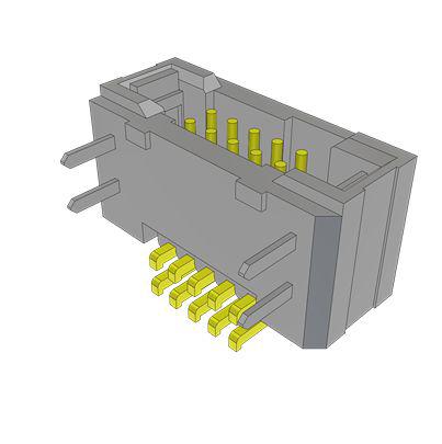 TFM-105-02-S-DH-TR Samtec TFM Series Horizontal Surface Mount PCB Header, 10 Contact(s), 1.27mm Pitch, 2 Row(s), Shrouded