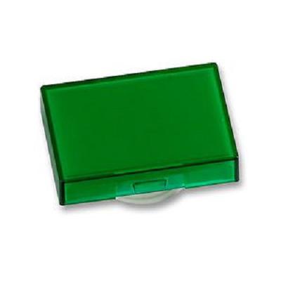 A165L-JGY Omron Green Rectangular Push Button Lens for Use with A16