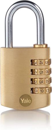 Y150B-40-130-1 8888 Combination Brass Combination Padlock, 6mm Shackle, 40mm Body