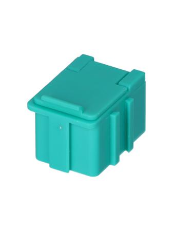 8150008 Licefa 1 Cell Green SB Compartment Box, 21mm x 21.8mm x 29.4mm
