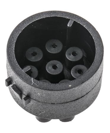 12734/1 Bulgin Male Connector Insert 8 Way for use with Mini Buccaneer Connector