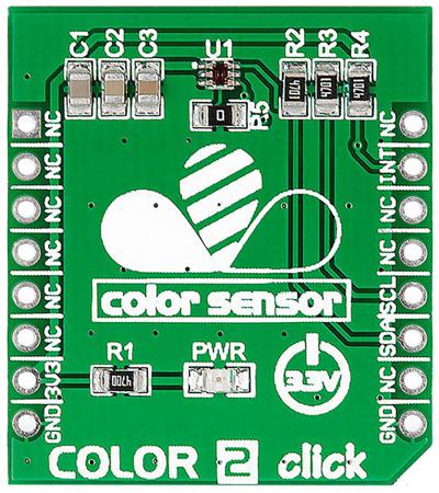 MIKROE-1988 MikroElektronika Colour 2 Click Colour Sensor MikroBus Click Board for ISL29125