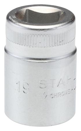 03030019 STAHLWILLE 1/2 in Drive 19mm Standard Socket, 6 point, 38 mm Overall Length