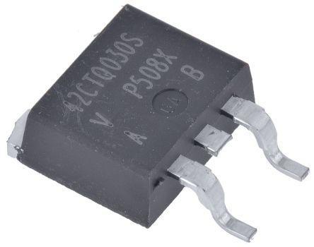 VS-42CTQ030STRLPBF Vishay  Dual SMT Schottky Diode, Common Cathode, 30V 40A, 3-Pin D2PAK