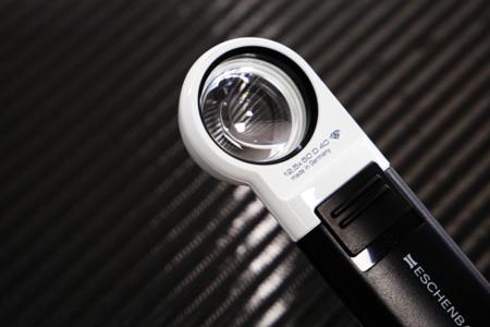 151112 Eschenbach Illuminated Illuminated Magnifying Glass, 12 x Magnification, 35mm diameter