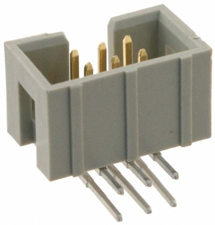 09185067323 HARTING SEK 18 Series Right Angle Through Hole PCB Header, 6 Contact(s), 2.54 mm Pitch, 2 Row, Shrouded
