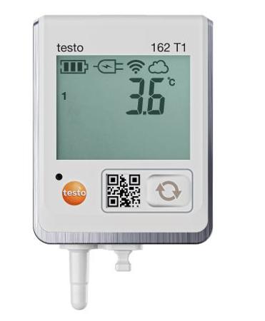 0572 1621 Testo TESTO 162 T1 Temperature Data Logger Data Logger, Wi-Fi, 1 Input Channel(s) - RS Calibration