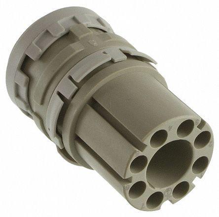 1103428-1 TE Connectivity CHC, HC25, HTS Series, 8 Pole Connector Plug, IP65