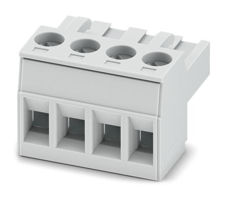 1878037 Phoenix Contact, 5mm Pitch, 5/ 4-ST KMGY, MSTBT 2, 4 Way, Pluggable Terminal Block, Plug, Through Hole,