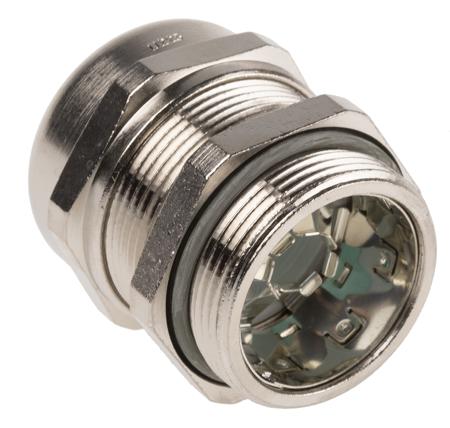 53112534 Lapp M32 x 1.5 Nickel Plated Brass, IP68 Cable Gland