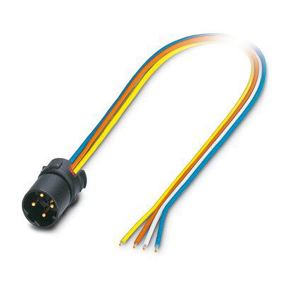 1440821 Phoenix Contact 14408 Series Data Cable, 0.34 mm², 500mm, TPE Litz Wire Cable