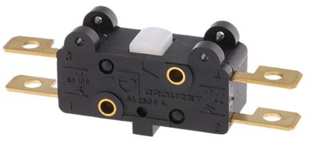 83106022 Crouzet Plunger Limit Switch, NO/NC, SPDT, Polyamide Housing, 250V ac Max, 17.5A Max