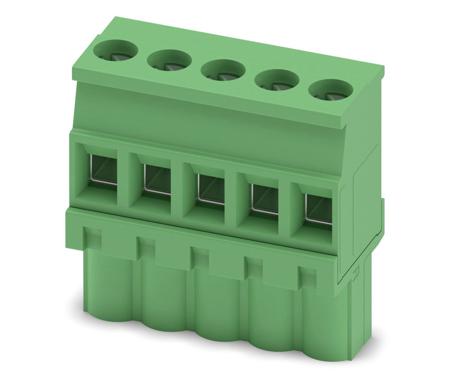 1792786 Phoenix Contact, 5.08mm Pitch, MVSTBW 2.5/ 5-ST-5.08, 5 Way, , Pluggable Terminal Block, Plug, Cable Mount, Screw