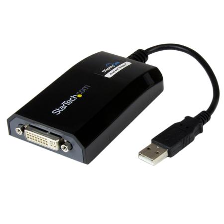 USB2DVIPRO2 StarTech.com USB A to DVI Adapter, USB 2.0, 1 Supported Display(s) - 1920 x 1200