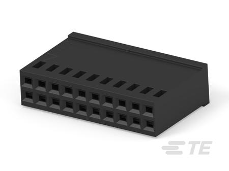 1-87456-5 TE Connectivity AMPMODU Mod IV, 2.54mm Pitch, 20 Way, 2 Row Female Connector Housing