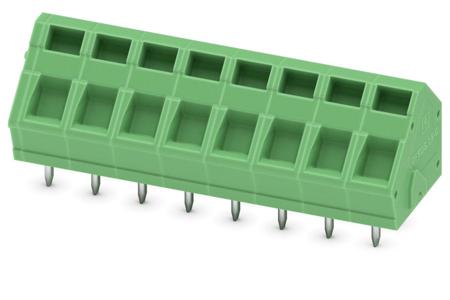 1988477 Phoenix Contact ZFKDSA 1.5C-5.0- 8 Series PCB Terminal Block, 8-Contact, 5mm Pitch, Through Hole Mount, Spring Cage