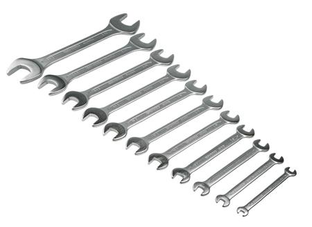 6211 Teng Tools 11 Piece Chrome Vanadium Combination Spanner Set