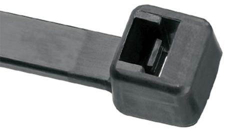 PLT-6SM-C0 Panduit Cable Tie, Locking Cable Tie, 71mm x 1.8 mm, Black Nylon, Pk-100
