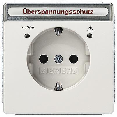 5UB1858-1 Siemens 5UB1858 Off White Electrical Socket, 16A, Schuko