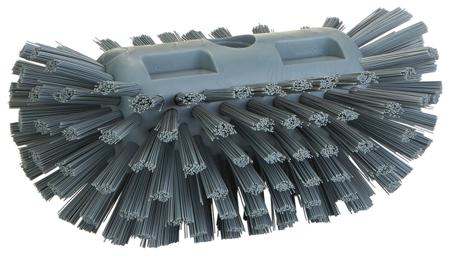 703788 Vikan Hard Bristle Grey Scrubbing Brush, 40mm bristle length, PET bristle material