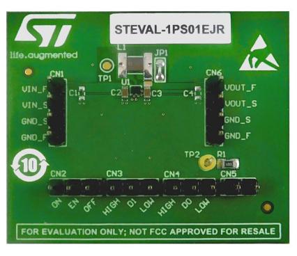 STEVAL-1PS01EJR STMicroelectronics ST1PS01EJR 400 mA Nano-Quiescent Synchronous Step-Down Converter Step Down Converter for ST1PS01