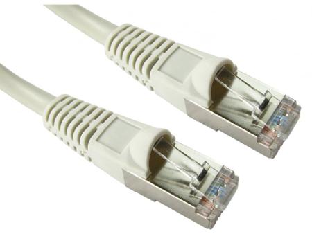 286-3073 RS PRO, 500mm Cat5e, Grey RJ45 to Male RJ45 Male, FTP Unshielded, Terminated PVC Sheath