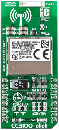 MIKROE-2458 MikroElektronika ECG Click Bundle Heart Rate Sensor MikroBus Click Board