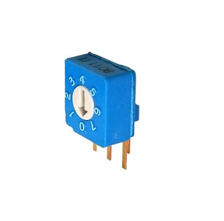 S-8011 Nidec Components S-8, 8 Position, BCD Rotary Switch, 100 mA, Pin