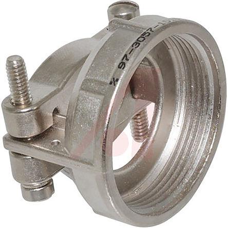 97-3057-1016 Amphenol Industrial, 97Size 24, 28 Straight Cable Clamp, For Use With Jacketed Cable, Wires Protected by Tubing