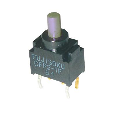 CFP2-1FC-AW Nidec Components CFP2 Series Push Button Switch, On-(On), PCB, SPDT, 28V