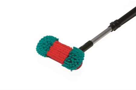 521652 Vikan Soft Bristle Black Scrubbing Brush, 47mm bristle length, Polyester bristle material