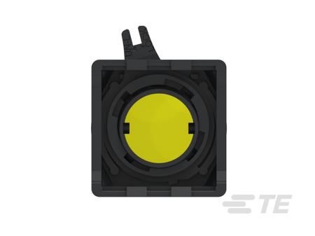 IPE22FLILYL TE Connectivity ALCOSWITCH Series Illuminated Push Button Switch, Momentary, Panel Mount, 22.5mm Cutout, Yellow LED,