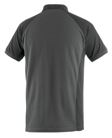 50569-961-1809-M Mascot Workwear Black/Grey Polo Shirt, M, M