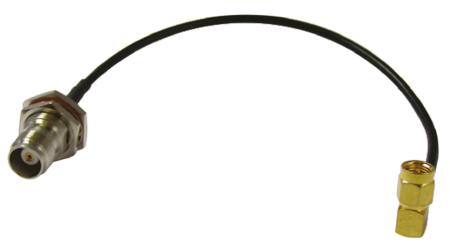 CBA-TNCF-SMAMR RF Solutions CBA Series Female TNC to Male SMA, 200 mm 50 Ω