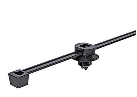 150-77941-T50RFT6-PA66HS-PA66HIRHS-BK HellermannTyton Black Cable Tie Nylon, 200mm x 4.6 mm