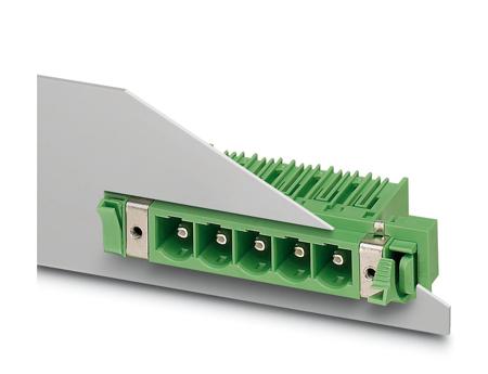 1701537 Phoenix Contact, 10.16mm Pitch, COMBICON Power, 2 Way, Right Angle, Pluggable Terminal Block, Feed Through Header,