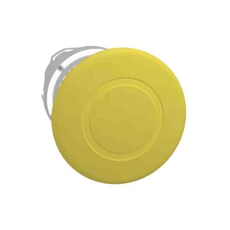 ZB4BT5 Yellow Push Button - Latching, Harmony XB4 Series, 22mm Cutout, Round