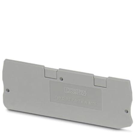 3210202 Phoenix Contact D-PT 2.5-TWIN-MTB Series End Cover for Use with Modular Terminal Block