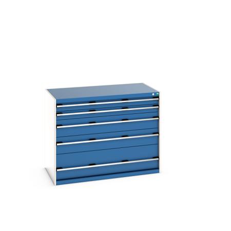40030091-11V Bott 5 Cabinet, Steel, 1000mm x 750mm x 1300mm, Blue