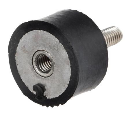 126-3917 RS PRO Cylindrical M6 Anti Vibration Mount, Male to Female Bobbin with 47.3kg Compression Load