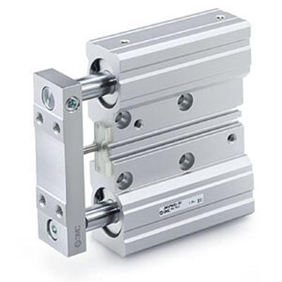 JMGPM25-50 SMC Pneumatic Guided Cylinder - , 25mm Bore, 50mm Stroke, JMGP Series, Double Acting