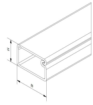 237-4036 RS PRO White Mini Trunking Self-Adhesive, W10 mm x D15mm, L2m, PVC