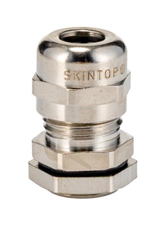 52003490+52015770 Lapp SKINTOP Series Metallic Nickel Plated Brass Cable Gland, PG7 Thread, 2mm min., 5mm max., IP68