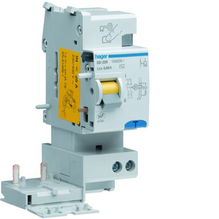 BD240 Hager BD Series RCCB, 40A, 2 Pole, 30mA, Type A-HI, 230V
